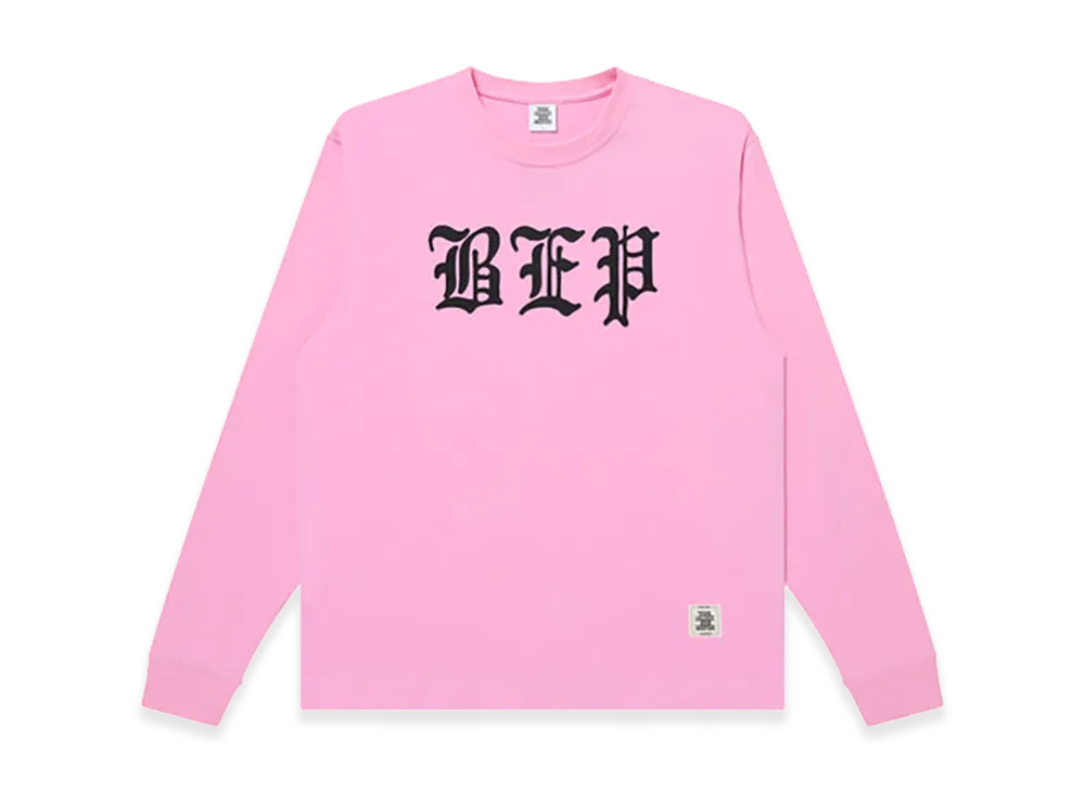 BlackEyePatch 3 Letter OE L/S Tee "Pink"