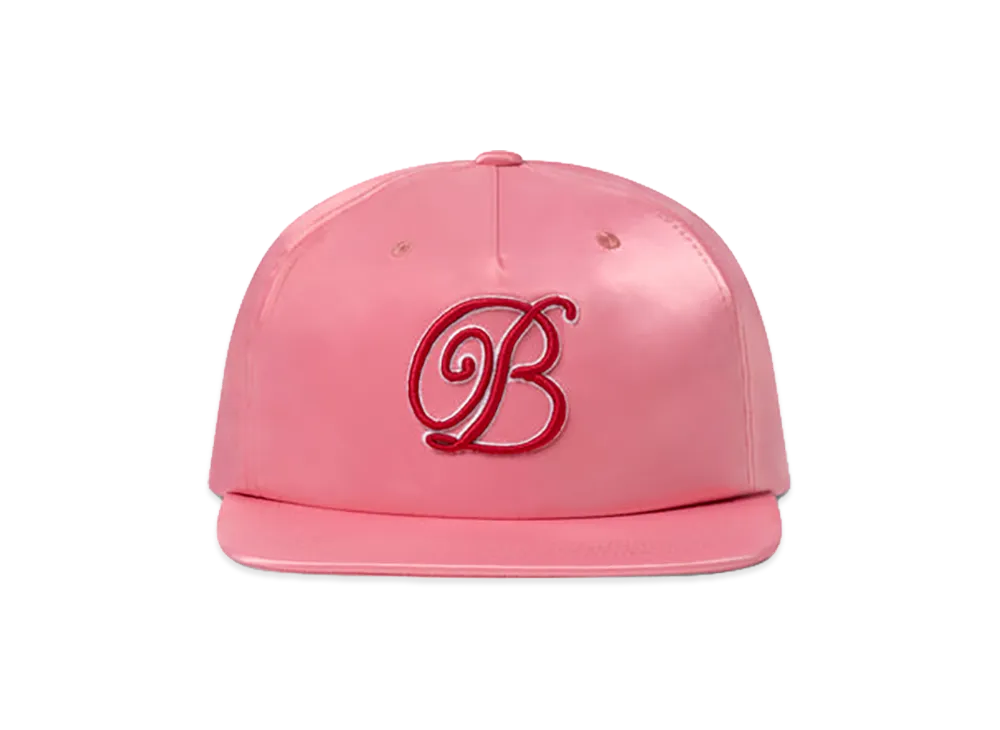 BlackEyePatch B Emblem Satin Cap "Pink"