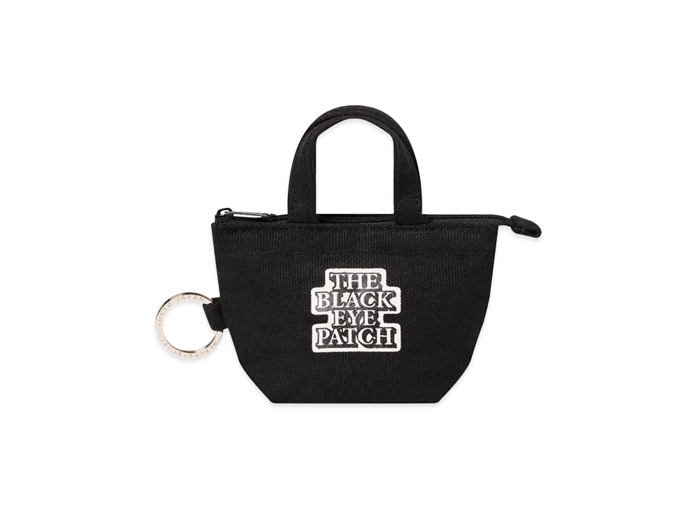 BlackEyePatch OG Label Tote Keychain "Black"