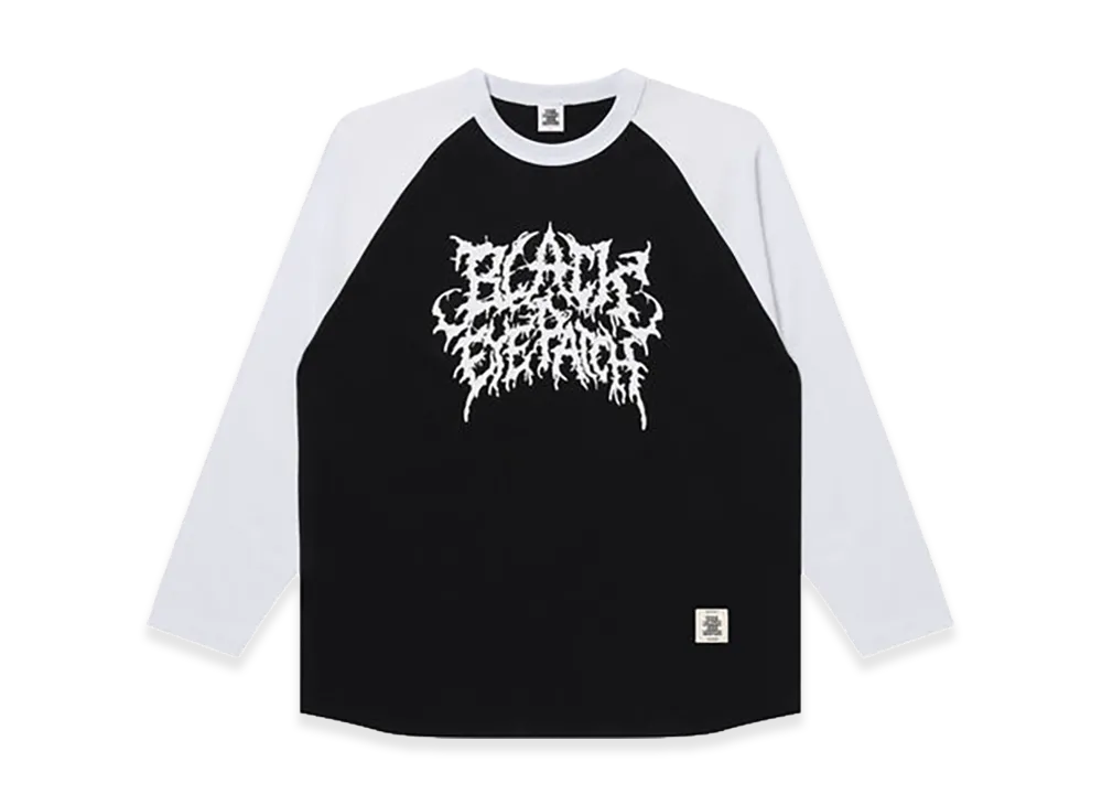 BlackEyePatch Grindcore LOGo Raglan L/S Tee "Black/White"