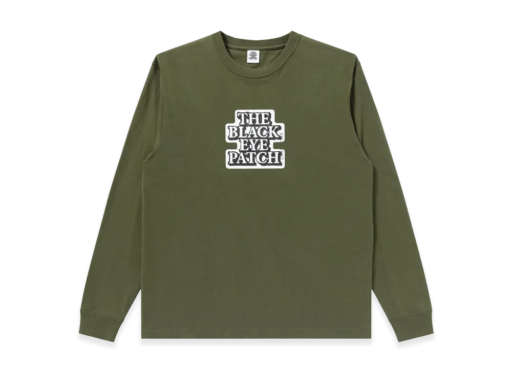 BlackEyePatch OG Label L/S Tee "Olive"