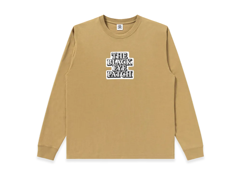 BlackEyePatch OG Label L/S Tee "Sand"