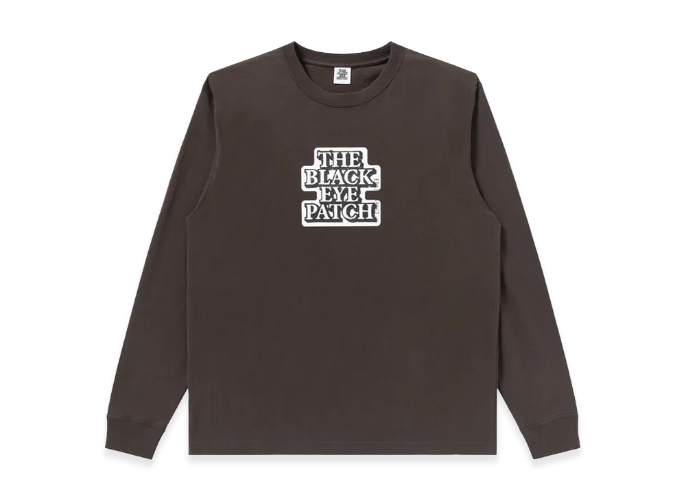 BlackEyePatch OG Label L/S Tee "Brown"