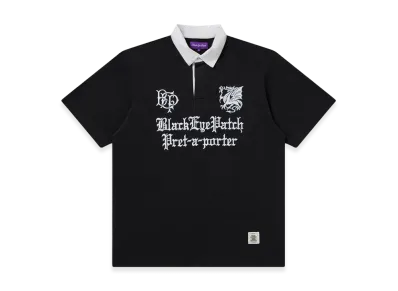 BlackEyePatch Pret-A-Porter S/S Rugby Shirt "Black"