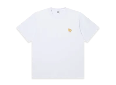 BlackEyePatch Royal Emblem Embroidered Heavyweight Tee "White"