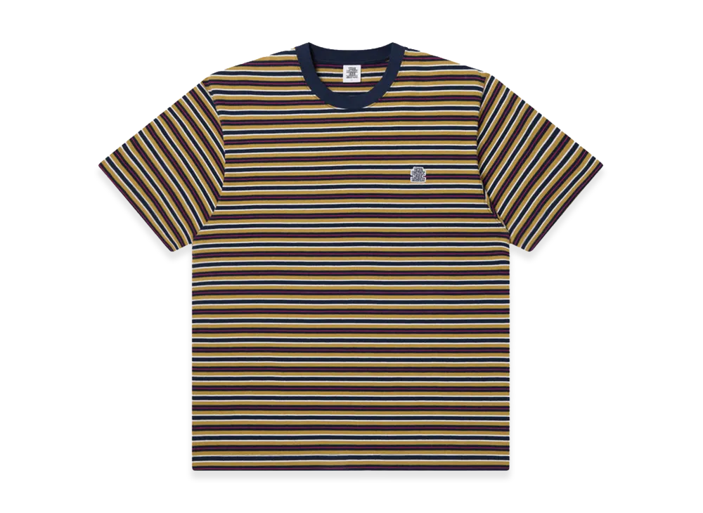 BlackEyePatch Striped Small OG Heavyweight Tee "Orange"