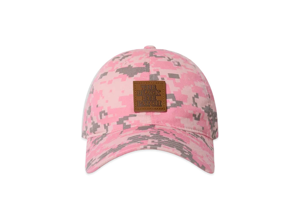 BlackEyePatch Leather Patched Digital Camo Cap "Pink"