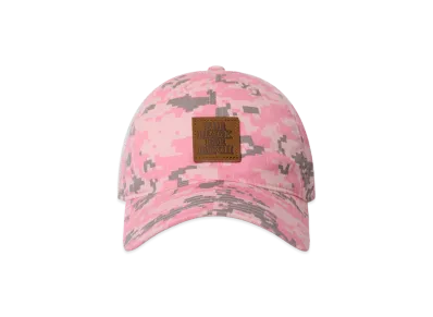 BlackEyePatch Leather Patched Digital Camo Cap "Pink"