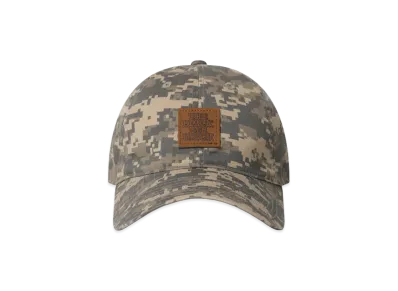 BlackEyePatch Leather Patched Digital Camo Cap "Gray"