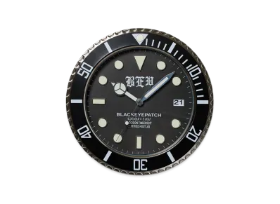 BlackEyePatch OE Dial Wall Clock "Black"