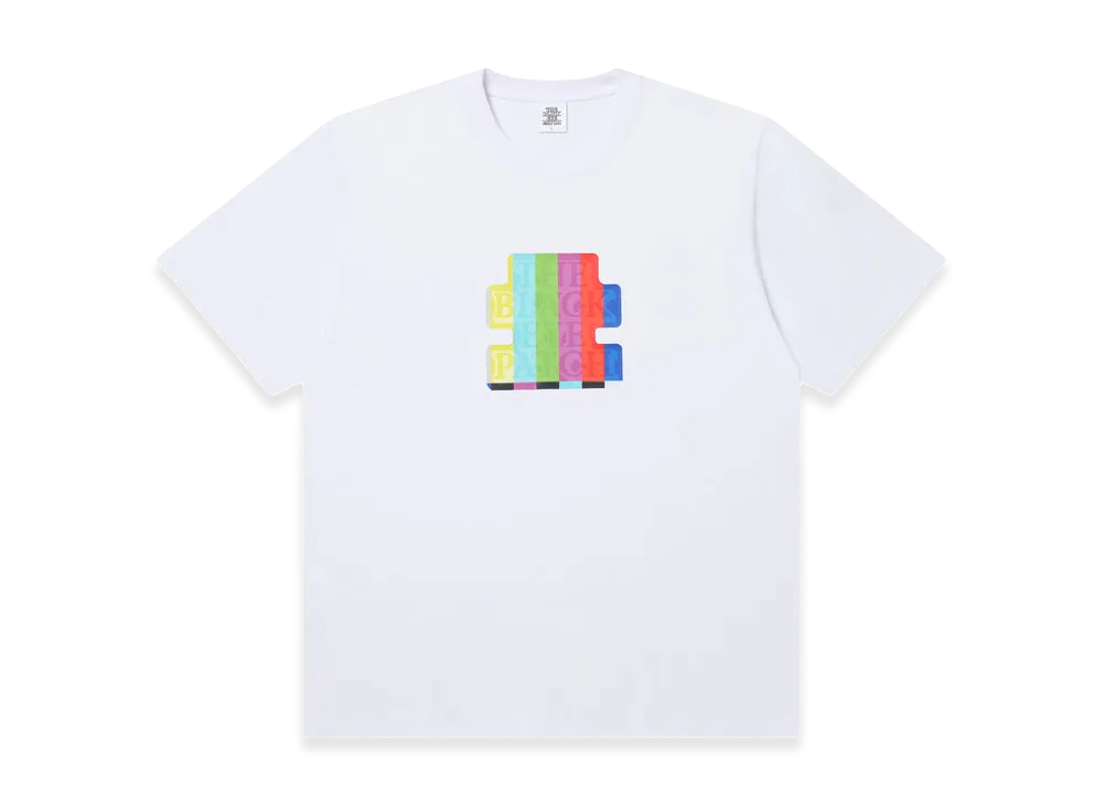 BlackEyePatch SMPTE Color Bar OG Label Tee "White"