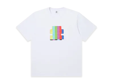 BlackEyePatch SMPTE Color Bar OG Label Tee "White"