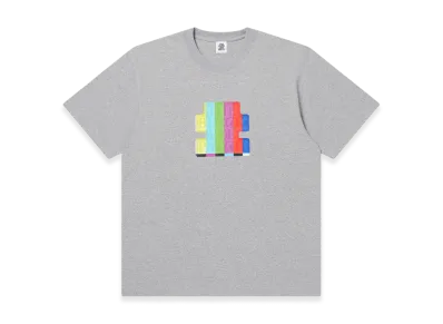 BlackEyePatch SMPTE Color Bar OG Label Tee "Heather Gray"