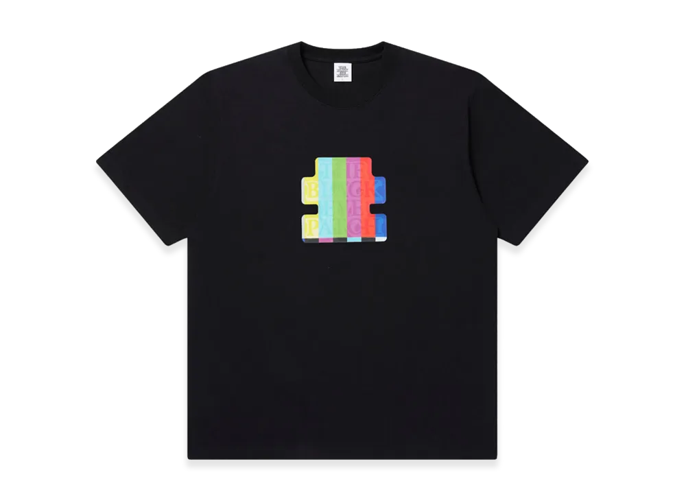 BlackEyePatch SMPTE Color Bar OG Label Tee "Black"