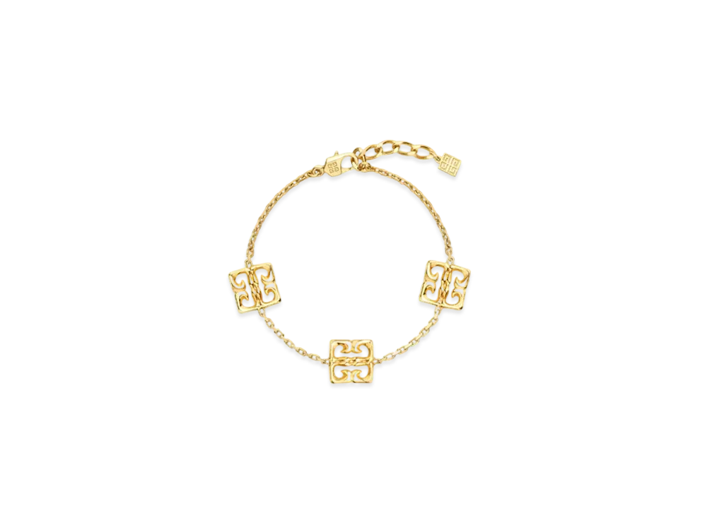 GIVENCHY 4G Liquid Multi Bracelet In Metal "Golden Yellow"