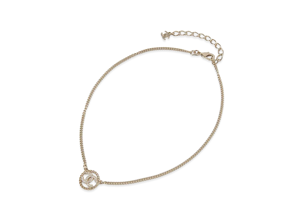 CHANEL Necklace "Gold/Rhinestone"