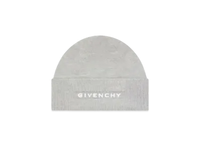 GIVENCHY 4G Beanie In Wool "Light Grey"