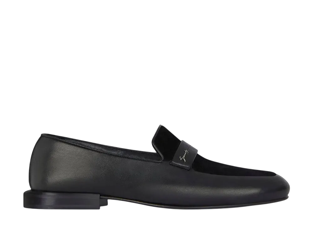GIVENCHY Loafers In Leather and Suede "Black"