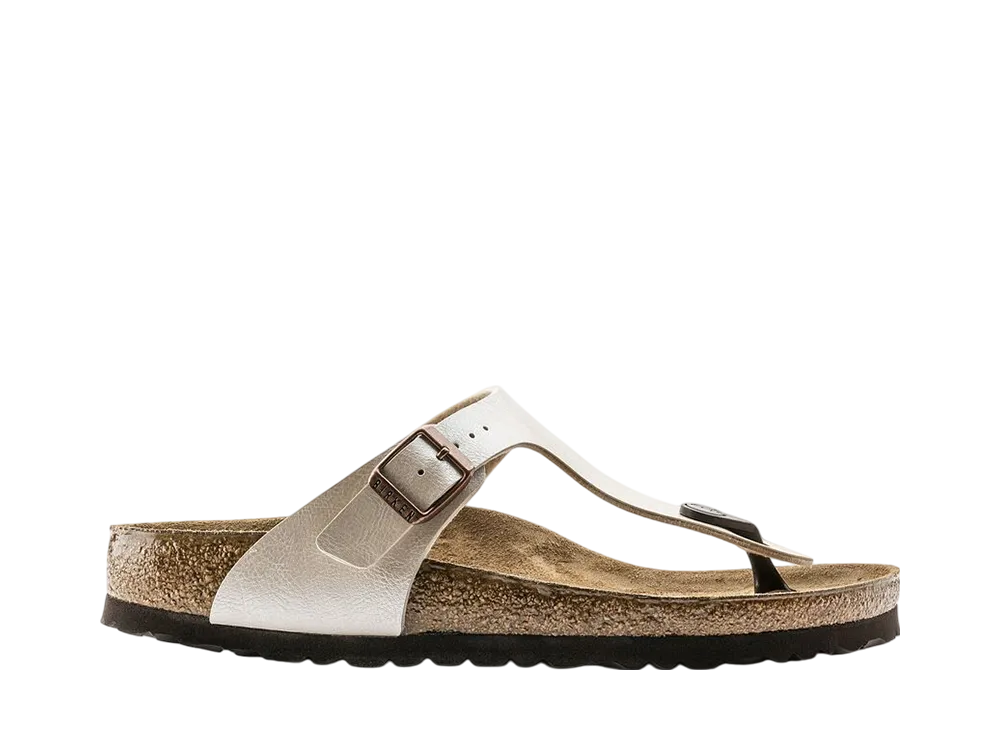BIRKENSTOCK Women's Gizeh "Graceful Pearl White"