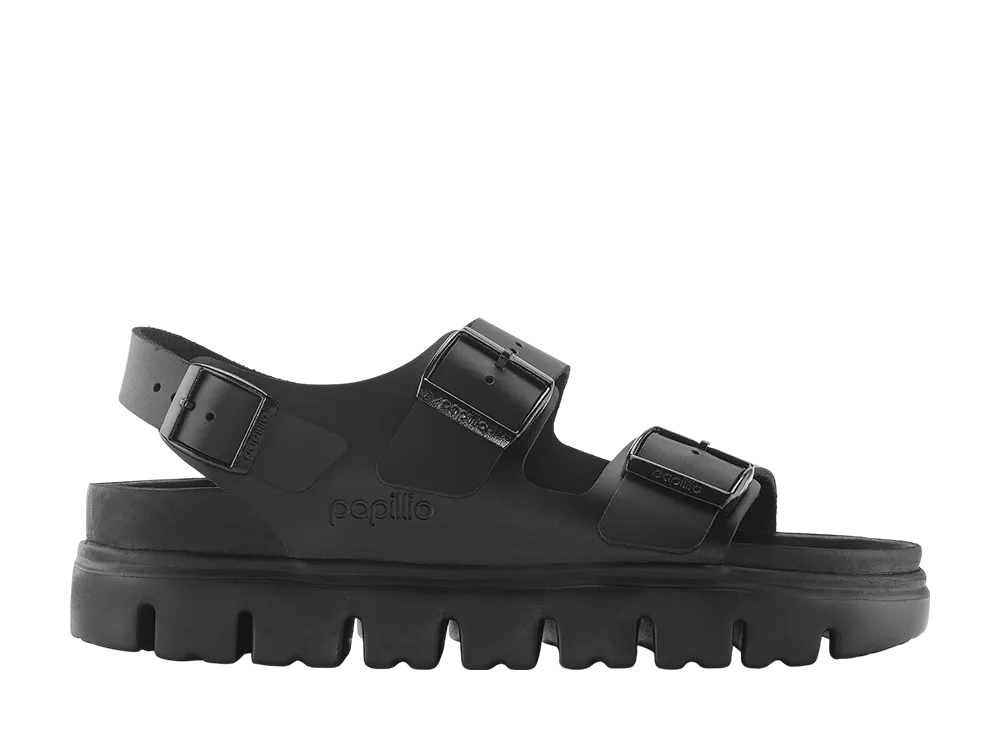 BIRKENSTOCK Women's Milano Chunky Exquisite Leather "Black"