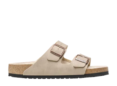 BIRKENSTOCK Arizona Shearling "Desert Dust Gray Taupe"