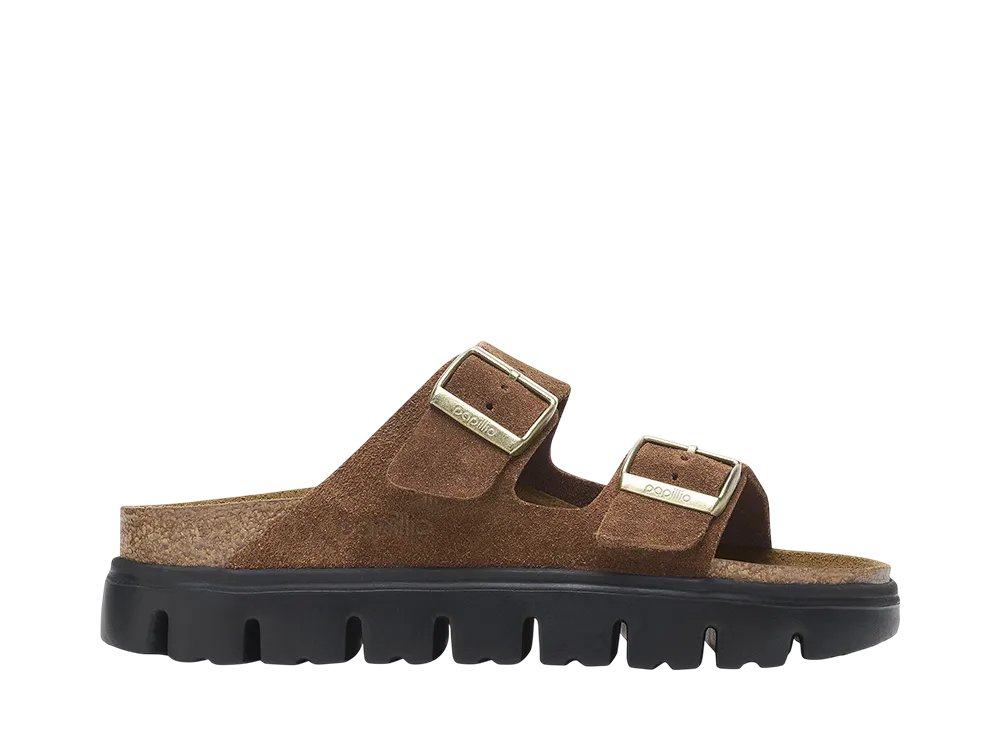 BIRKENSTOCK Women's Arizona Chunky "Dark Tea/Black"