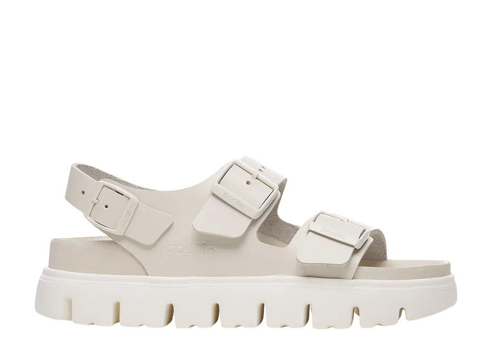 BIRKENSTOCK Women's Milano Chunky Exquisite Leather "Eggshell"