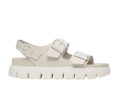 BIRKENSTOCK Women's Milano Chunky Exquisite Leather "Eggshell"