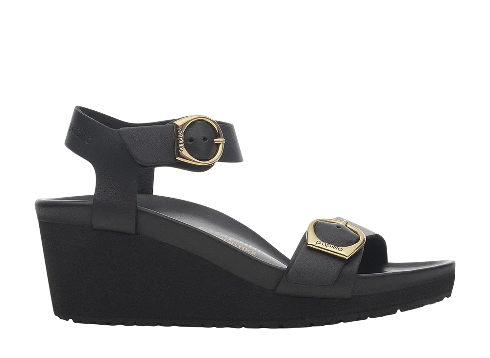 BIRKENSTOCK Women's Soley Ring-Buckle Leather "Black"