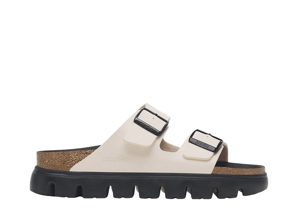 BIRKENSTOCK Women's Arizona Chunky "Eggshell/Black"