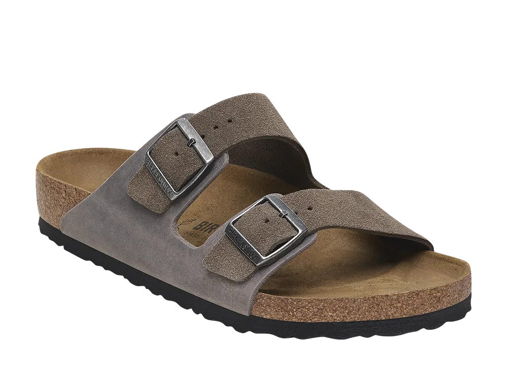 BIRKENSTOCK Arizona Mixed Leather "Concrete Gray"