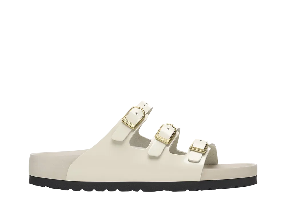BIRKENSTOCK Women's Florida "High Shine Ecru"