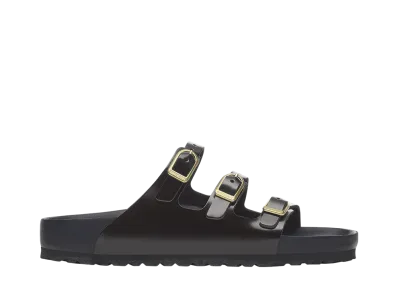 BIRKENSTOCK Women's Florida "High Shine Black"