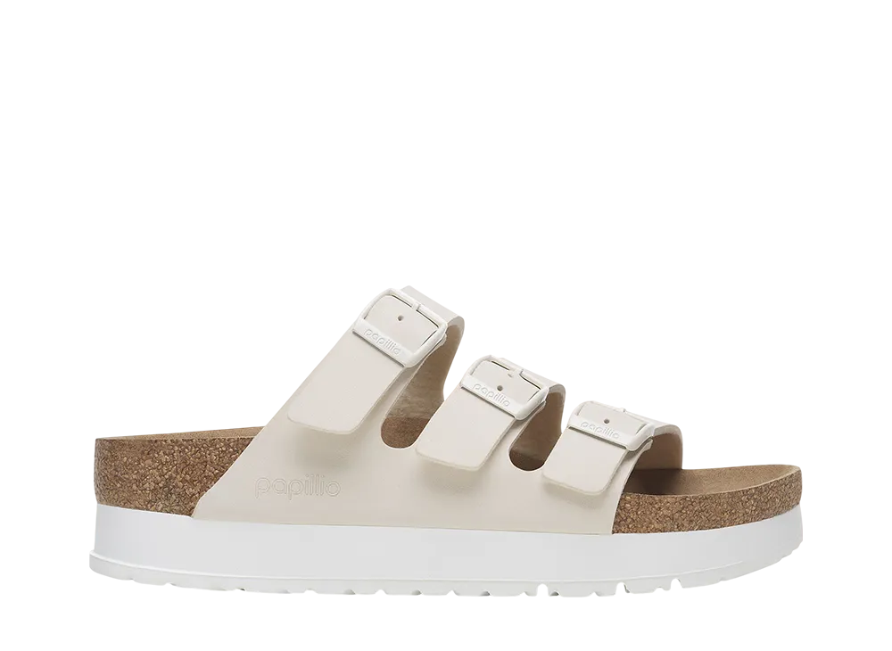 BIRKENSTOCK Women's Florida Flex Platform "Eggshell"