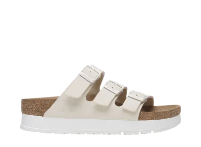 BIRKENSTOCK Women's Florida Flex Platform "Eggshell"