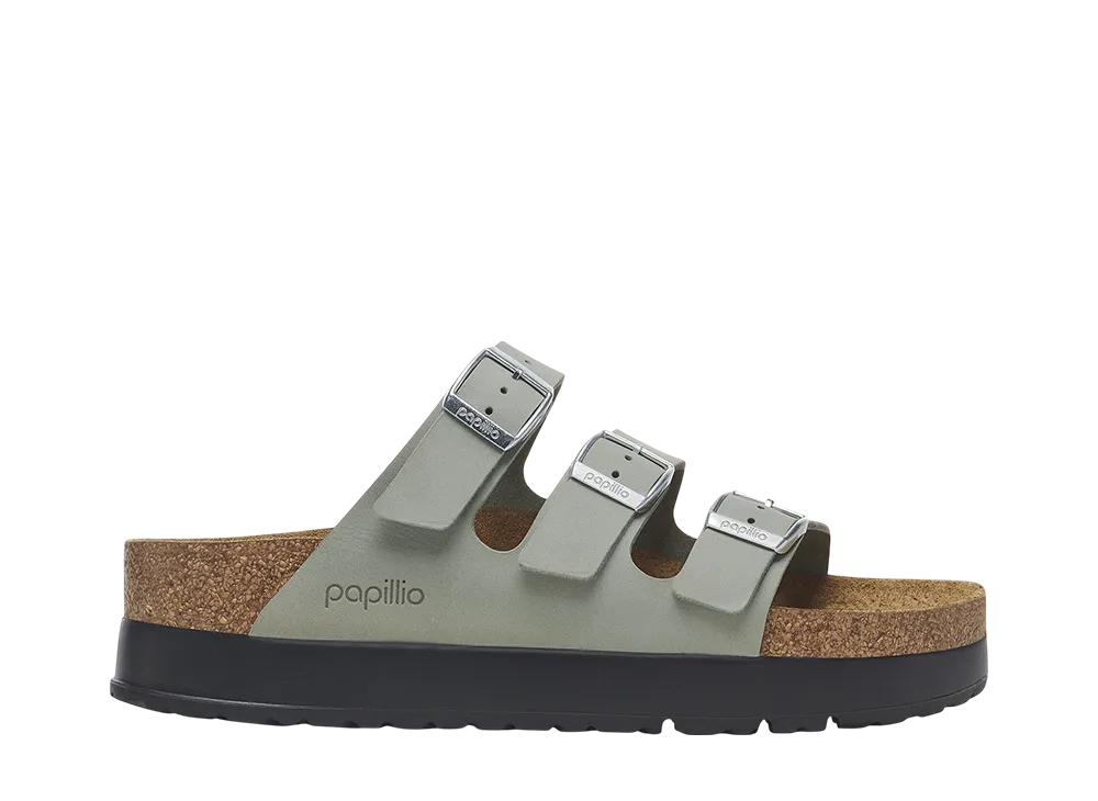 BIRKENSTOCK Women's Florida Flex Platform "Pure Sage"