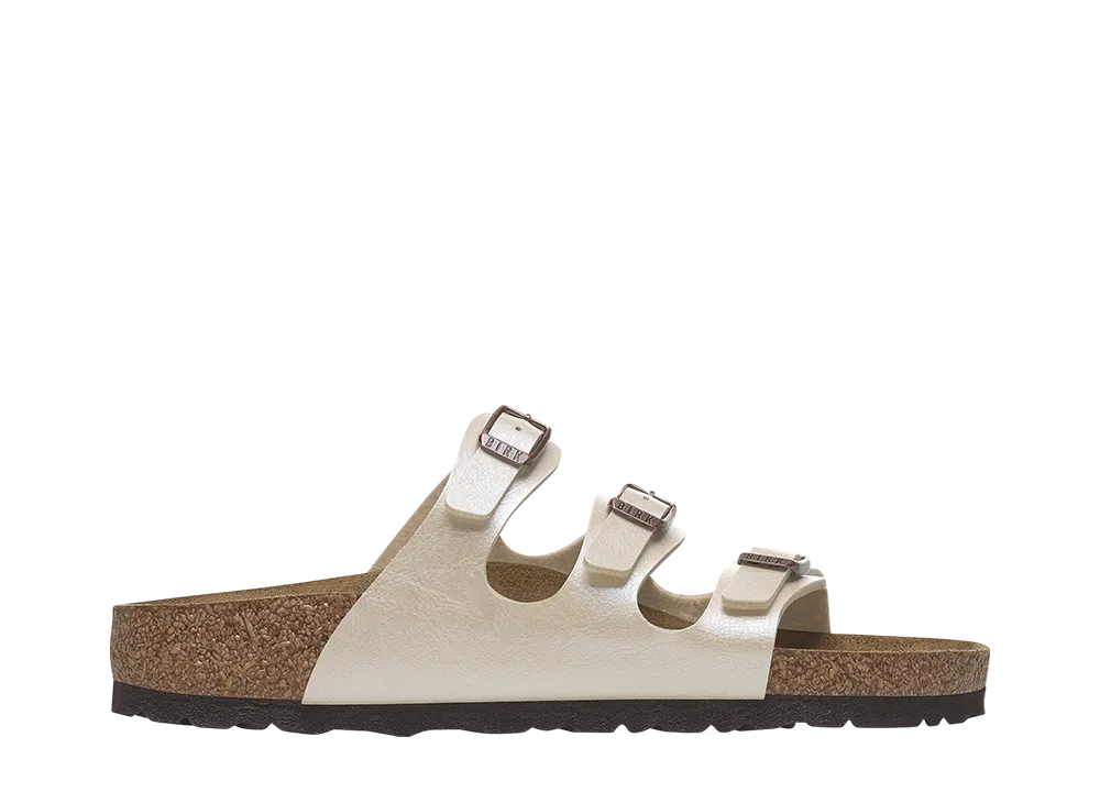 BIRKENSTOCK Women's Florida "Graceful Pearl White"