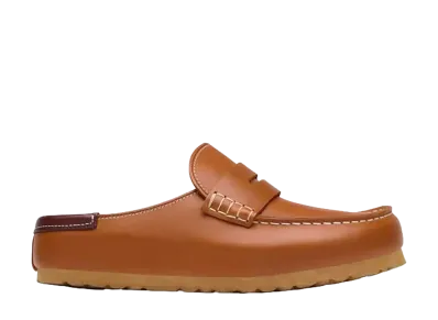 BIRKENSTOCK Naples Wrapped Double Stitch "Cognac"
