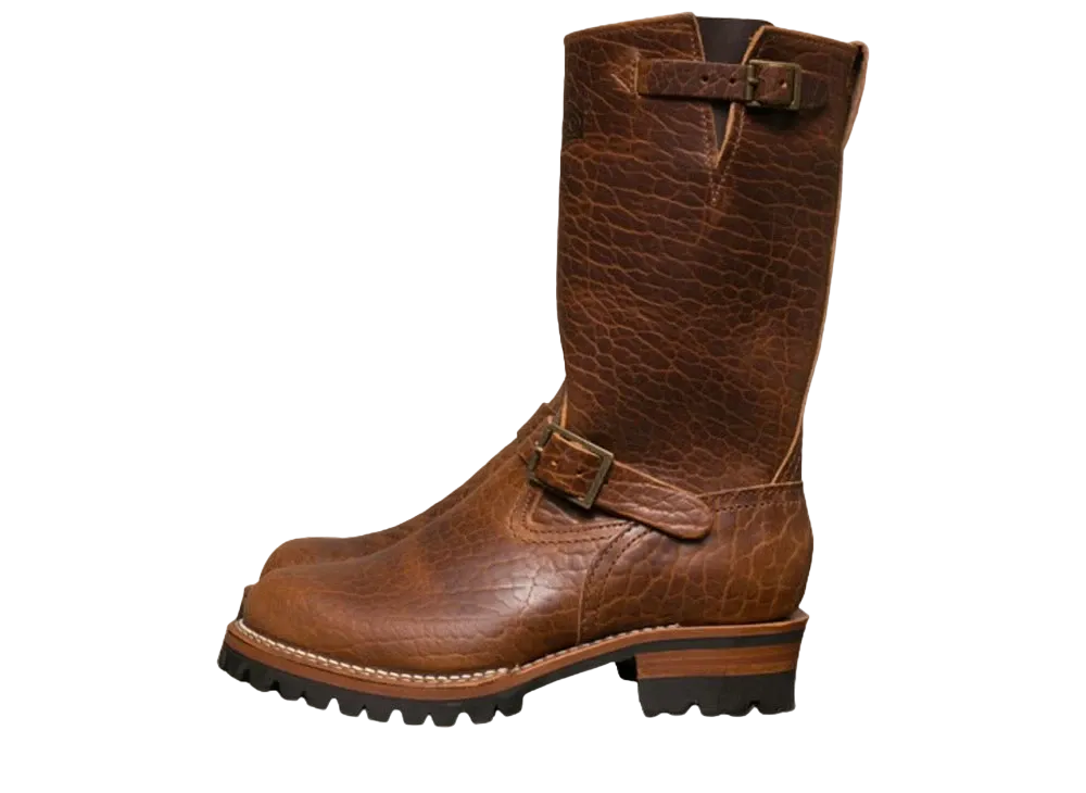 WESCO Boss JPN Ltd "Brown" Bison 100 Sole(Wax) 11 Height BOSS Toe BISON-7700-100 E