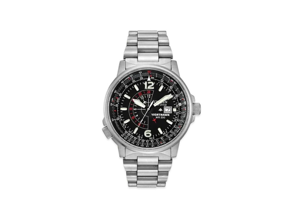CITIZEN Nighthawk Eco-Drive Pilot "Black" BJ7000-52E