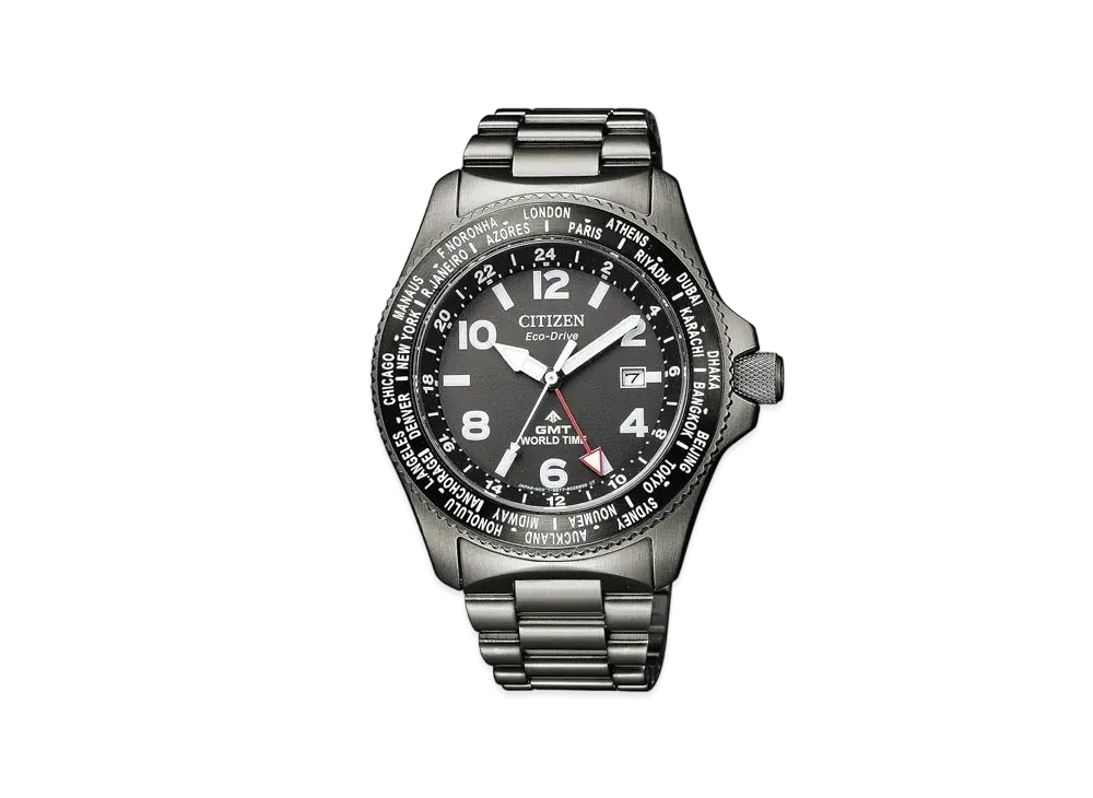 CITIZEN Promaster Eco-Drive LAND Series GMT BJ7107-83E