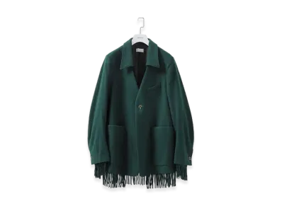 BED J.W. FORD Lapel-Less Jacket "Green"