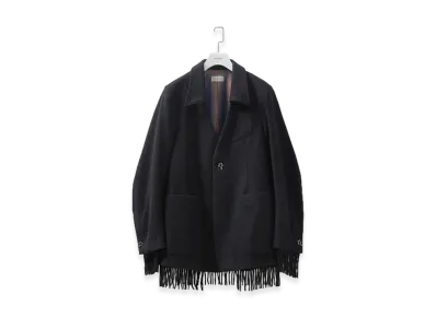 BED J.W. FORD Lapel-Less Jacket "Black"