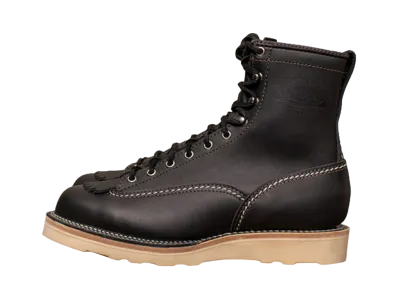 WESCO Jobmaster "Black" Black Smooth & Nickel Hardware Vibram 4014 Sole 8 Height JOBMASTER 8inch Lace to Toe BK1084014 E