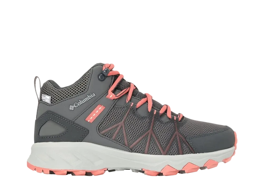 Columbia Women's Peakfreak 2 Mid Outdry Wide "Dark Grey/Dark Coral"
