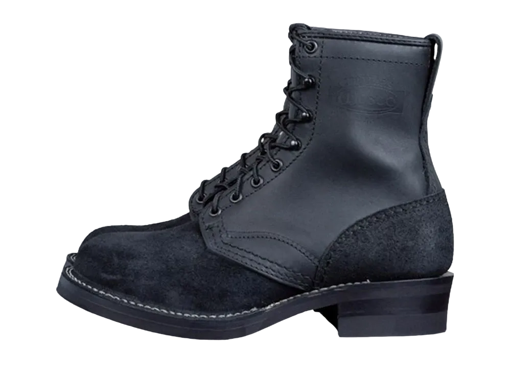 WESCO Jobmaster "Black" Black Smooth & Rough Out Vibram 430 Sole(Black) 8 Height BOSS Toe BK208430 E