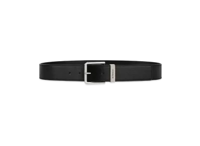GIVENCHY Gentleman Belt In 4G Classic Leather "Black"