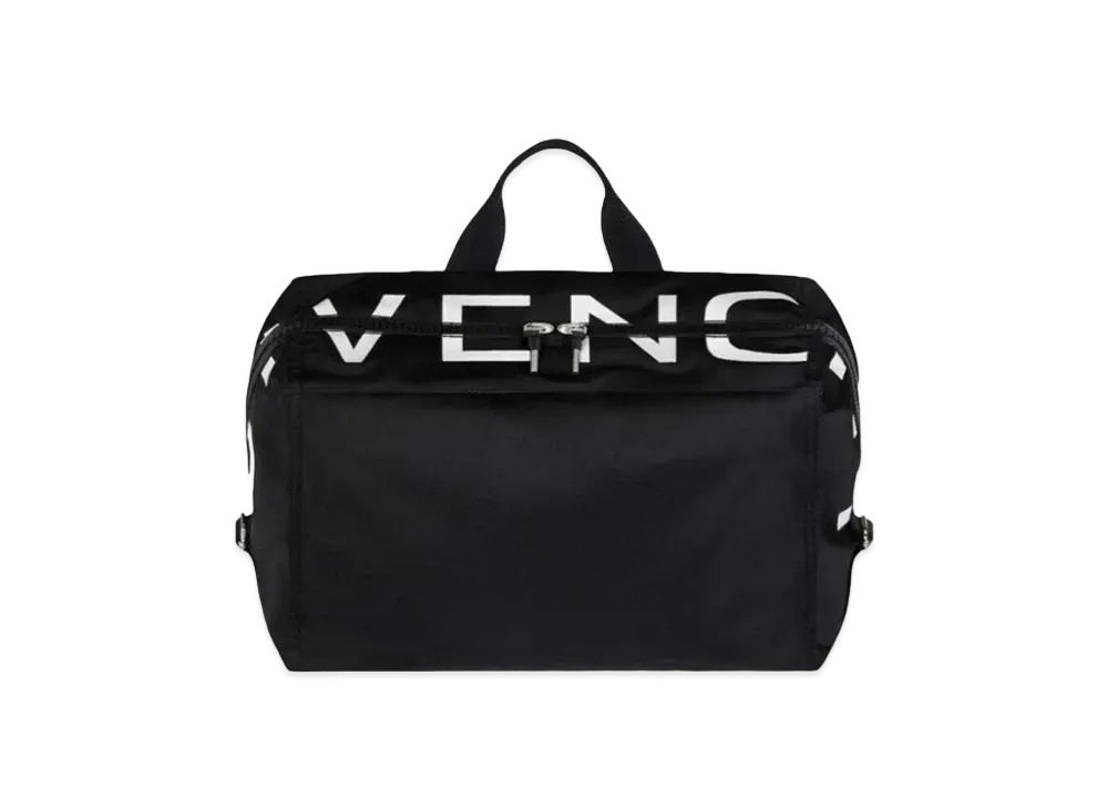 GIVENCHY Medium Pandora Bag In Nylon "Black/White"
