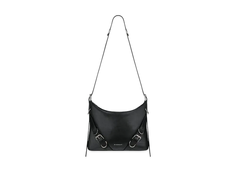 GIVENCHY Voyou Crossbody Bag In Grained Leather "Black"