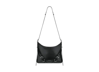 GIVENCHY Voyou Crossbody Bag In Grained Leather "Black"